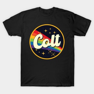 Colt // Rainbow In Space Vintage Style T-Shirt